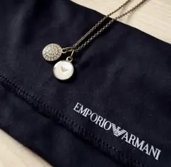 EMPORIO ARMANI ダブルチャーム ネックレス 証明書付き エンポリオのサムネイル
