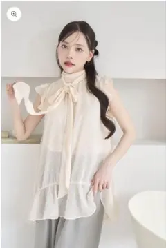 POMIII PARTAGE partage tulle tops ピンク - メルカリ