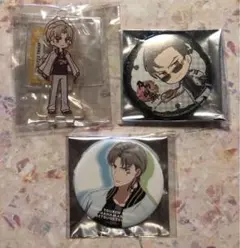 刀剣乱舞 山鳥毛3点セット アニカフェ 花丸展 アクスタ 缶バッジ