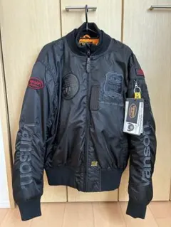VANSON VSE25102W GY/WH XLサイズ MA-1 ジャケット - メルカリ