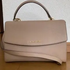 MICHAEL KORS ベージュ サフィアーノレザー ハンドバッグ　上品