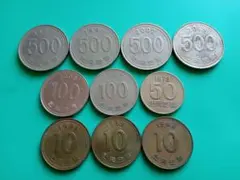 韓国 旧硬貨 3枚セット(1973年100ウォン特年含) - メルカリ