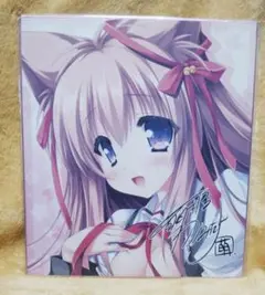 美少女〈色紙〉サイン入り-10