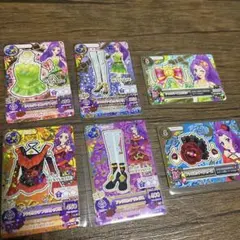 アイカツカード アンダルシアコーデ 、シャンパーニュコーデ 神崎美月 6枚セット