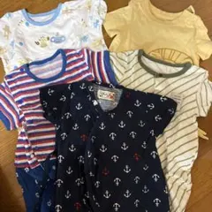 男の子半袖ロンパース５枚セット