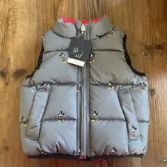 新品タグ値札付き　GAPディズニーコラボ　【日本限定モデル】ダウンベスト 80