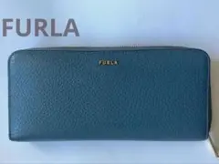 FURLA 長財布 ブルー系