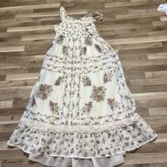 axes femme花柄スリーブレスワンピース Freeサイズ