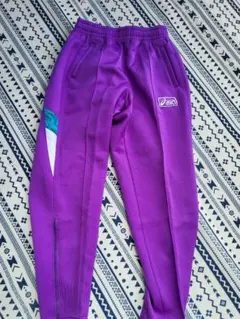 asics 紫 ジャージパンツ Lサイズ
