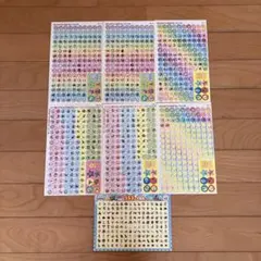 ポケモンできたよシール６枚　ハッピーセットポケモンシール１枚