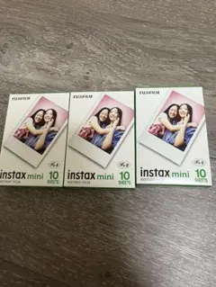 『10枚入り3箱』Fujifilm instax mini チェキフィルム