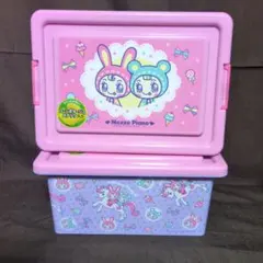 ‪Mezzo Pianoコンテナボックス8個セットお菓子付き Mezzo Piano メゾピアノ 収納 コンテナボックスお 菓子付き - メルカリ