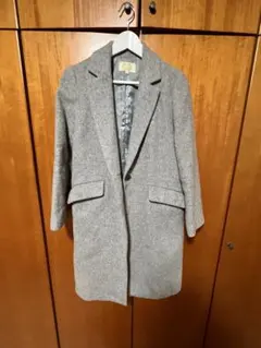 グレー アウター ジャケット コート BEAMS HEART チェスターコート