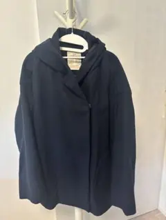 スタジオクリップ 紺 ネイビー フード付きコート Mサイズ