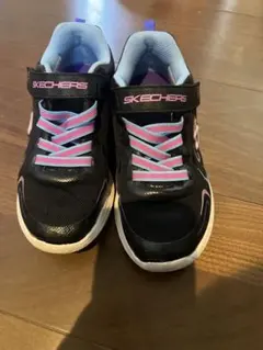 mie様専用！ SKECHERS ブラック/ピンク スニーカー２０センチ