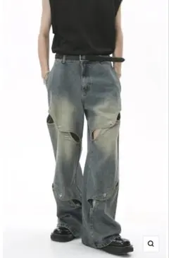 【archive】 デザインデニム フェード加工