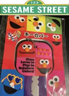 【未使用】可愛い♪セサミストリート 【Elmoエルモ】カラフルなキーカバーのサムネイル