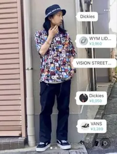VISION STREET WEAR ガラシャツMサイズ