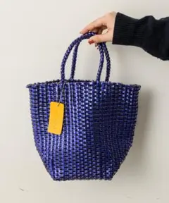 新品・タグ付き イアパピヨネ メタリックカゴバック スミスタイル ハンドバッグ