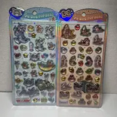 【正規品】うるちゅるポップシール トムとジェリー & チップとデール 2枚セット