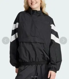 adidas ハーフジップ ウィンドブレーカー アディダスオリジナルス