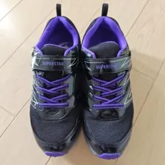 ムーンスター　SUPERSTAR ブラック/パープル スニーカー