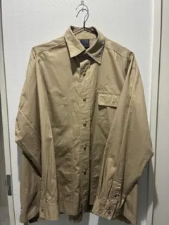 NEW ERA 長袖シャツ ベージュ メンズ