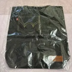 EDWIN ブラックデニムトートバッグ
