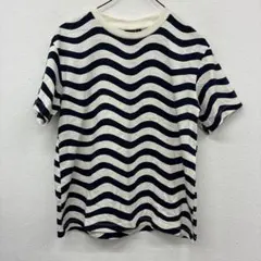 UNIQLO marimekko Tシャツ　ボーダー　ネイビー　S ○17