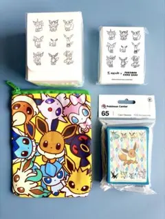 ポケカ　nagaba イーブイ　スリーブ等　サプライセット