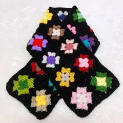 ハンドメイド グラニースクエアマフラー