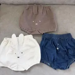 petit mainなど⭐︎ベビーブルマ70 80 ミッフィー　かぼちゃパンツ