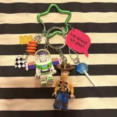 大親友セット トイストーリー LEGO風 じゃらじゃらキーホルダー ウッディーのサムネイル