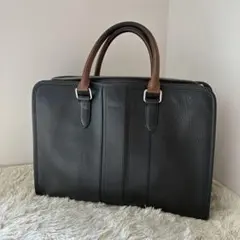 COACH コーチ　ビジネスバッグ　ブリーフケース　レザー　A4可　PC可　黒のサムネイル