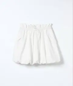 JEANASIS ホワイト　ポケットバルーンミニスカート Fサイズ　新品