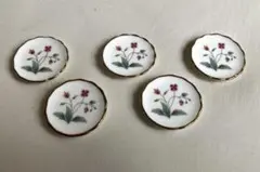 Noritake 花柄 5枚　スプーンレスト