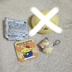 サンリオ サーティワン 缶バッチ 夢見るエンジェルスイング ポムポムプリン