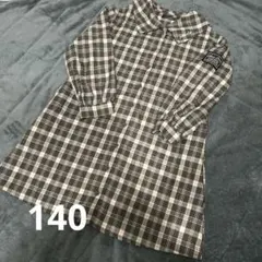 jennilove チェックシャツワンピース140