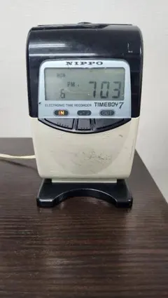 NIPPO ニッポー タイムレコーダー TIMEBOY7 タイムボーイ7　中古のサムネイル