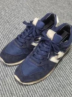 嫌*じ様 New Balance 996 ネイビー スニーカー