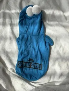 セサミストリートクッキーモンスター フード付き犬服 Sサイズ USJ
