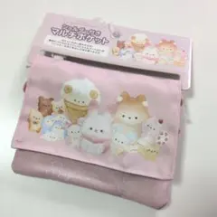【新品タグ付き】シュガーココムー　ショルダー付きマルチポケット　ピンク