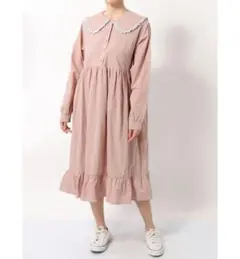 merry jenny  ハイショクレースカラーワンピース