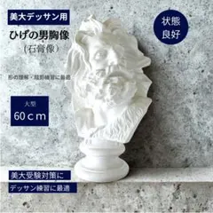 美大デッサン用 ヘルメス 石膏像 大型80cm 胸像 受験対策・インテリア 
