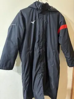 Mizuno ベンチコート ネイビー/レッド160cm