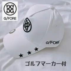 新品 キャップ G/FORE GOLF ジーフォア ゴルフ 日焼け防止 ホワイト