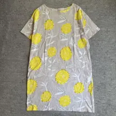 graniph カットソーチュニックワンピース　オーガニックコットンのサムネイル