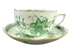 HEREND インドの華  ヘレンド　アポニーグリーン　セット　ヘレンド食器 ヘレンド アポニーグリーンの食卓 | ブランド洋食器専門店ル