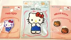 新品 サンリオ ワッペン ハローキティ ３種　ダイソー　パイルワッペン