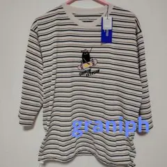 graniph ビューティフルシャドー❤ストライプ 七分袖Tシャツのサムネイル